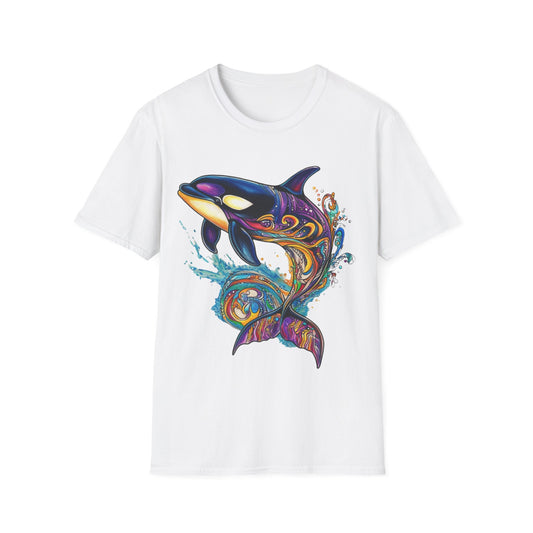 Colorful Orca Whale T-Shirt