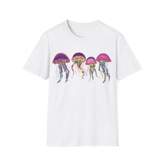 4 Colorful Jellyfish T-Shirt