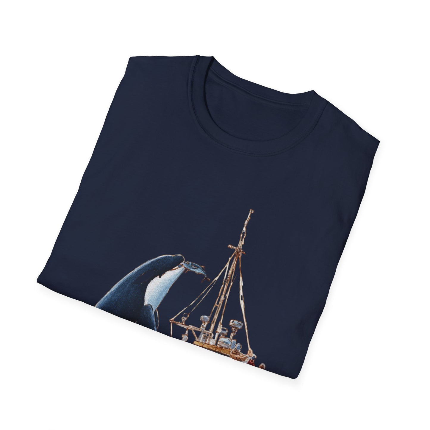 Orca Offering a fish T-shirt