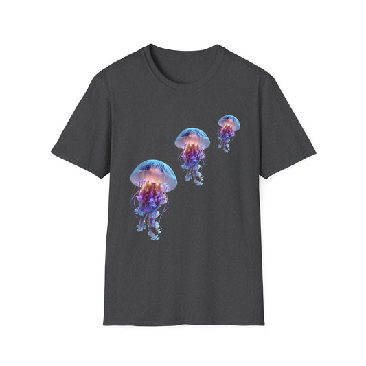Colorful Jellyfish Graphic T-Shirt