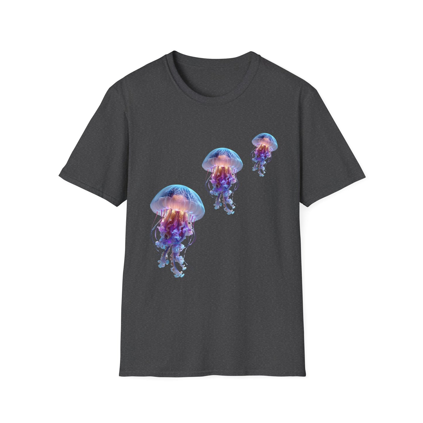 Colorful Jellyfish Graphic T-Shirt