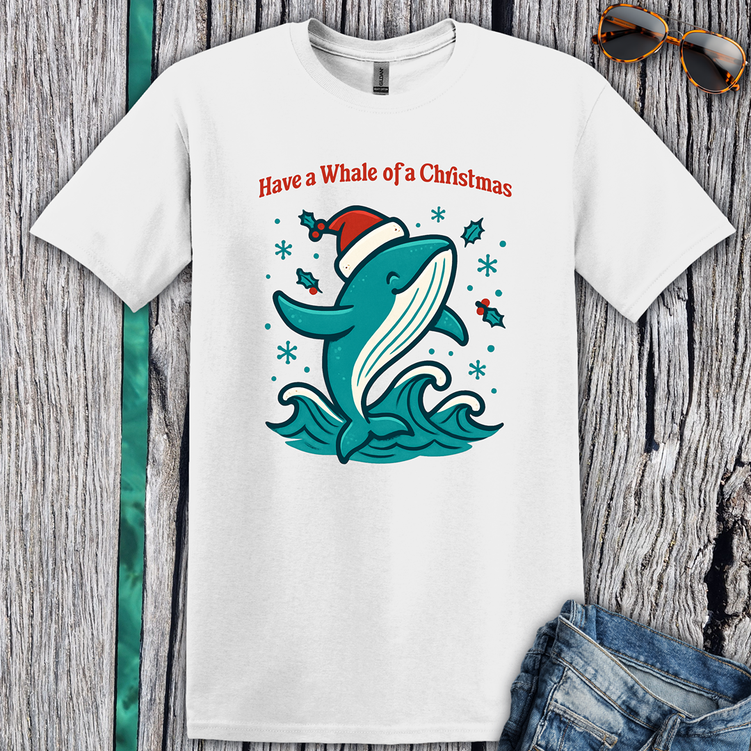 Whale Christmas T-Shirt