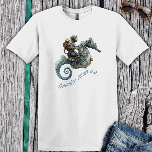 Steampunk Seahorse Cavalry T-Shirt