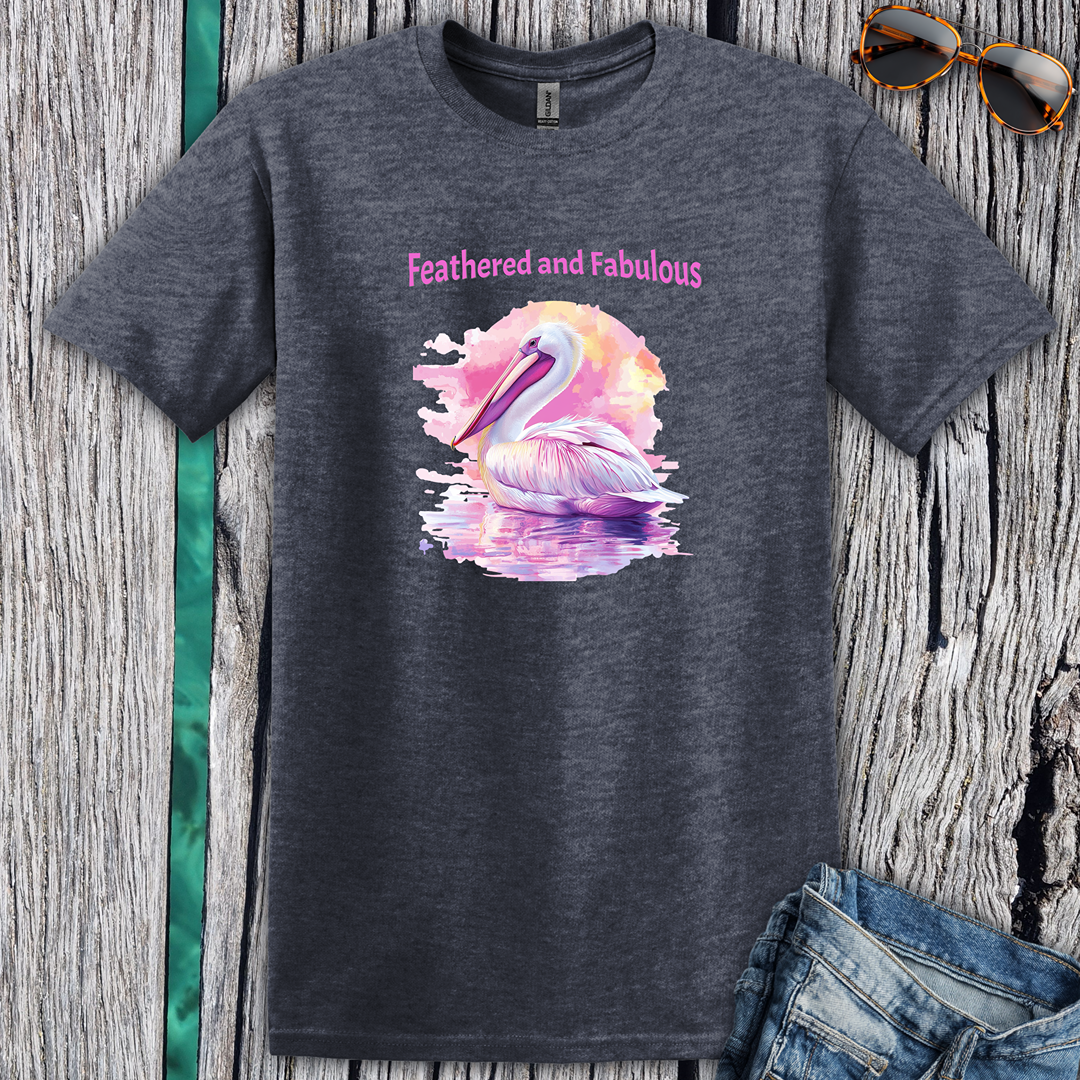 Feathered and Fabulous Pelican T-Shirt