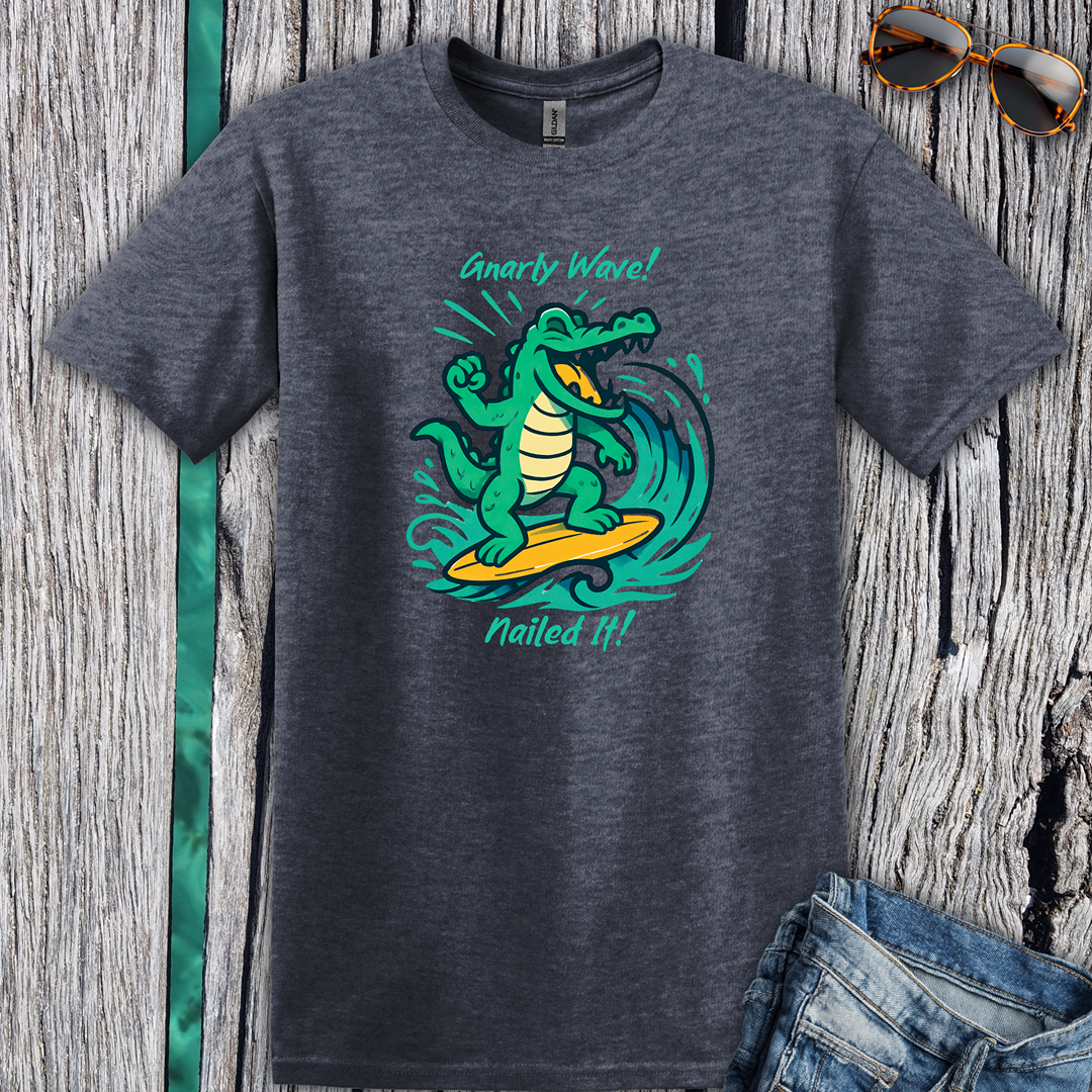 Surfing Crocodile T-Shirt