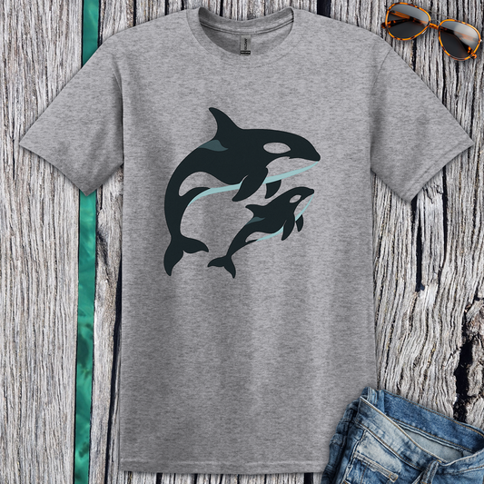 Whale and Calf T-shirt