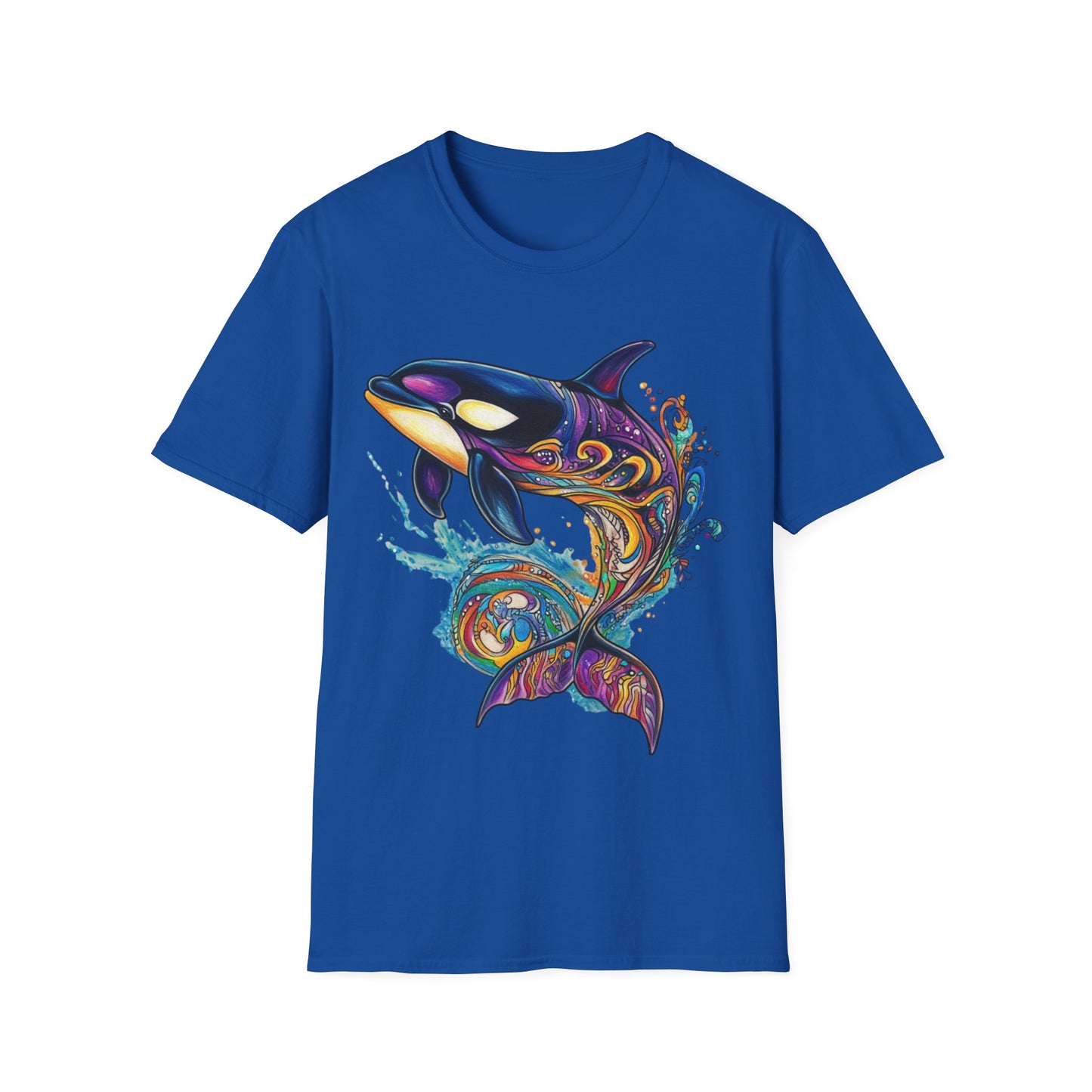 Colorful Orca Whale T-Shirt
