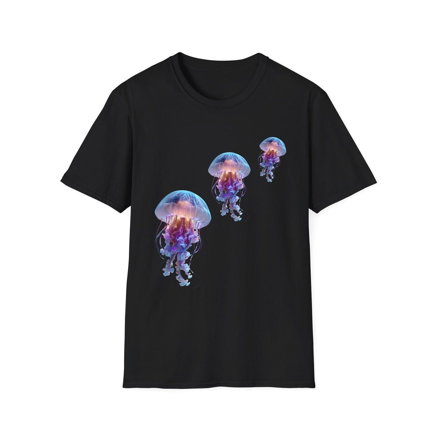 Colorful Jellyfish Graphic T-Shirt