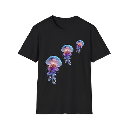 Colorful Jellyfish Graphic T-Shirt