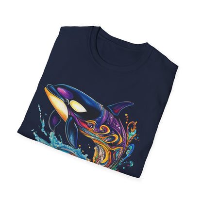 Colorful Orca Whale T-Shirt