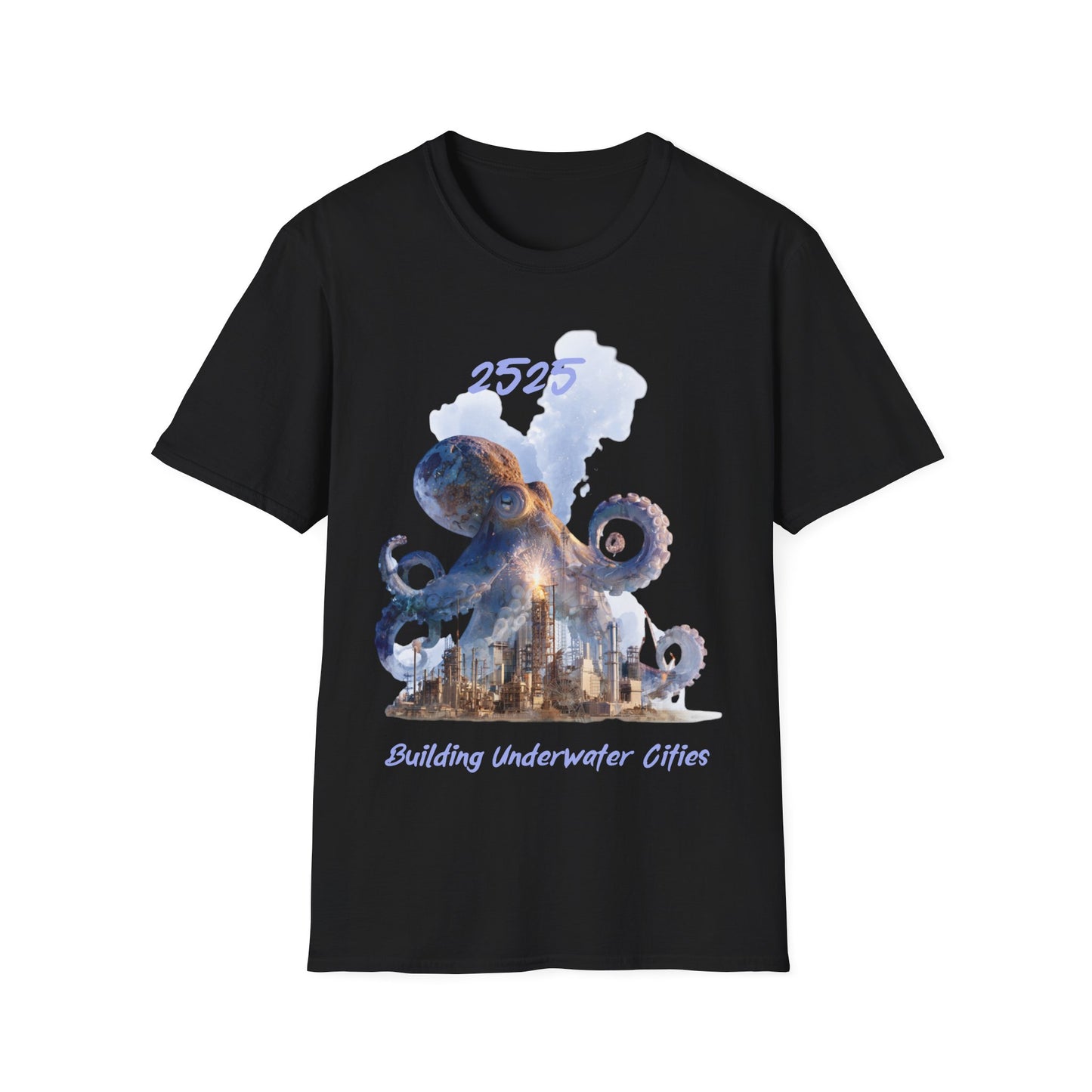 Futuristic Octopus T-Shirt, 2525 Underwater Cities Tee