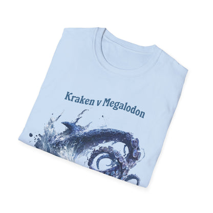 Kraken vs Megalodon T-Shirt