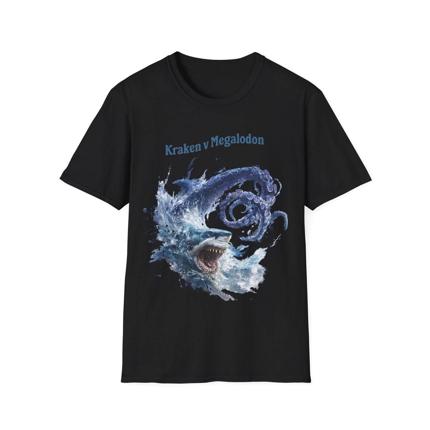 Kraken vs Megalodon T-Shirt