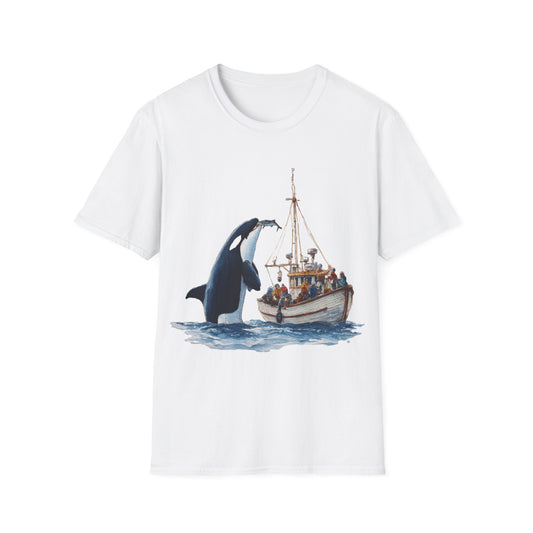 Orca Offering a fish T-shirt