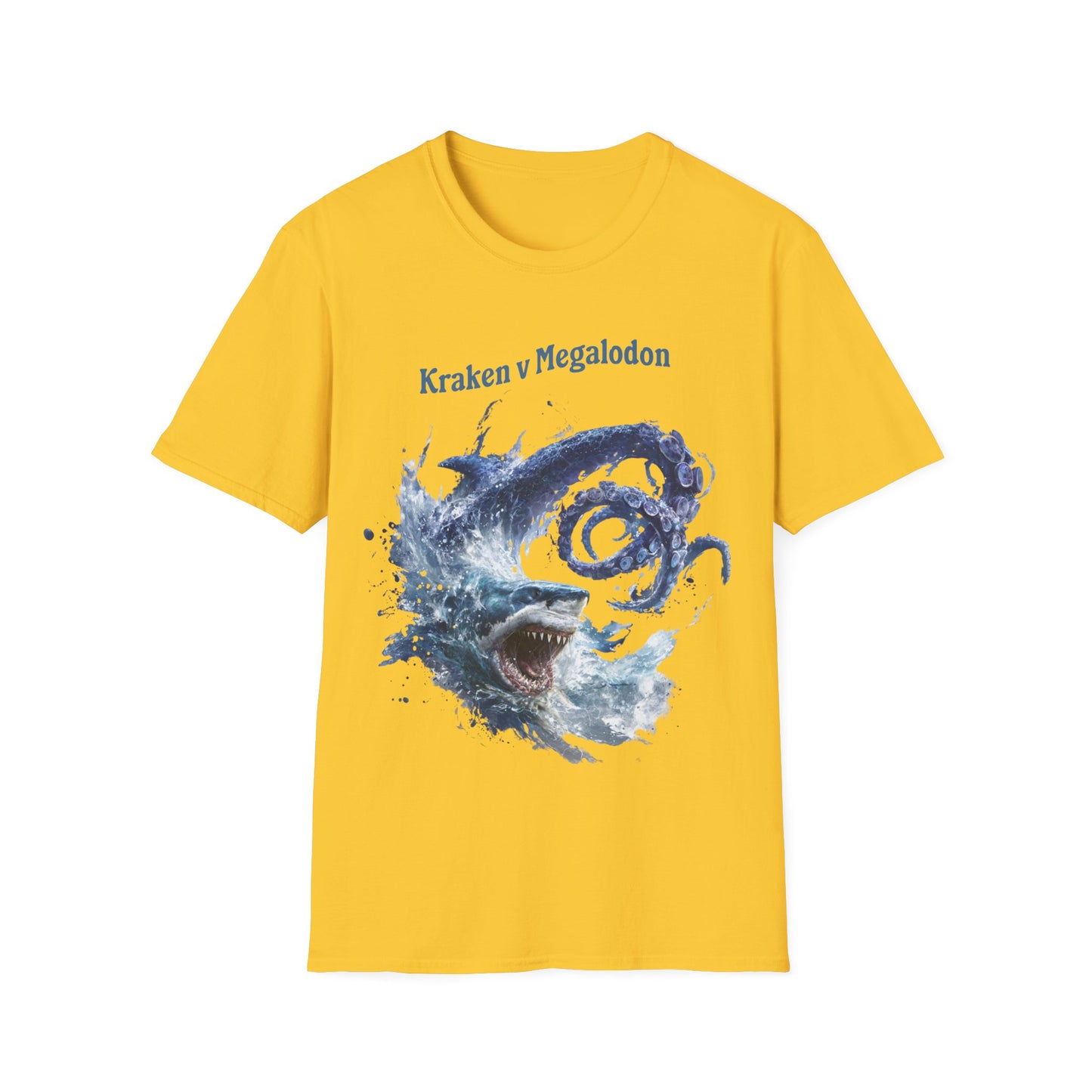 Kraken vs Megalodon T-Shirt