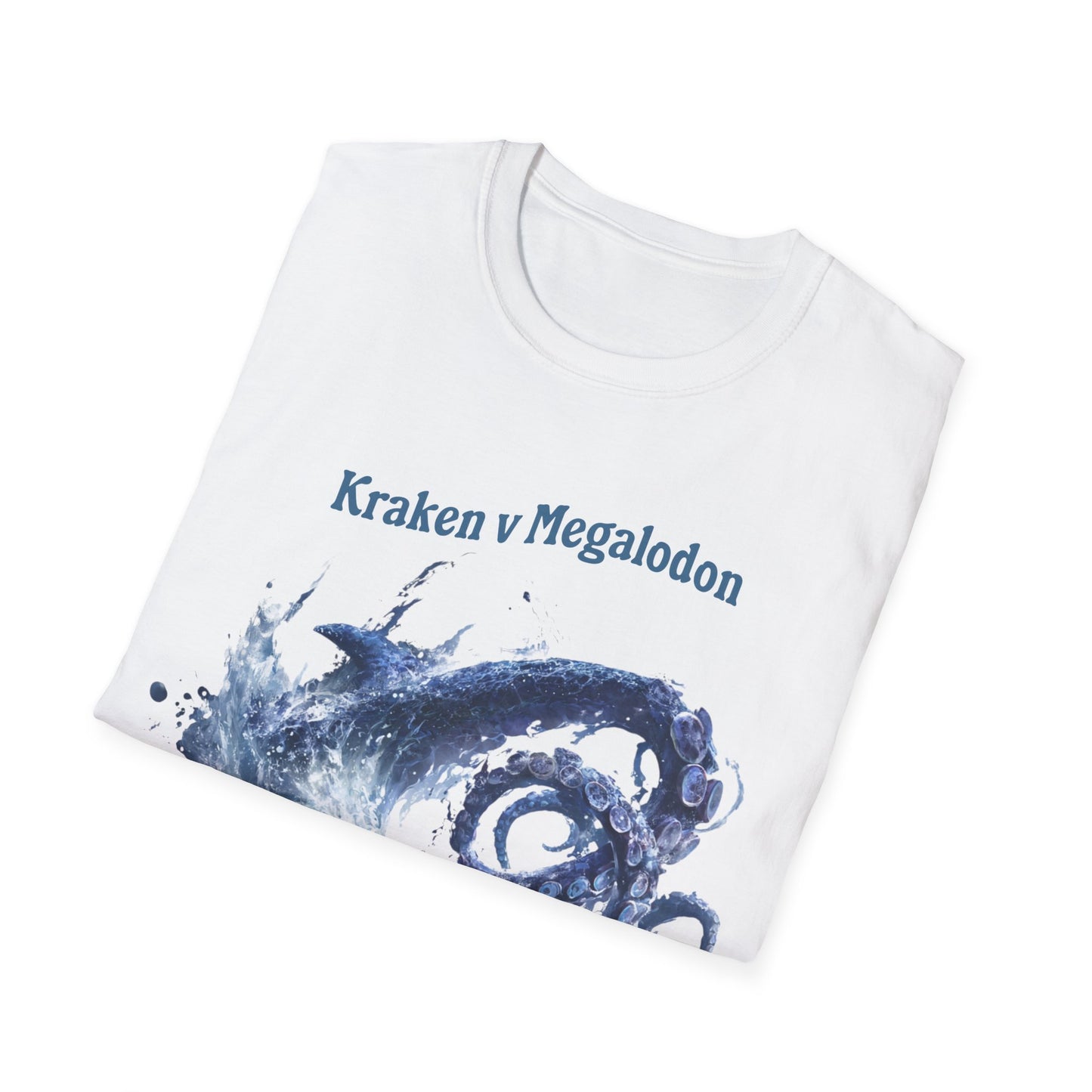 Kraken vs Megalodon T-Shirt
