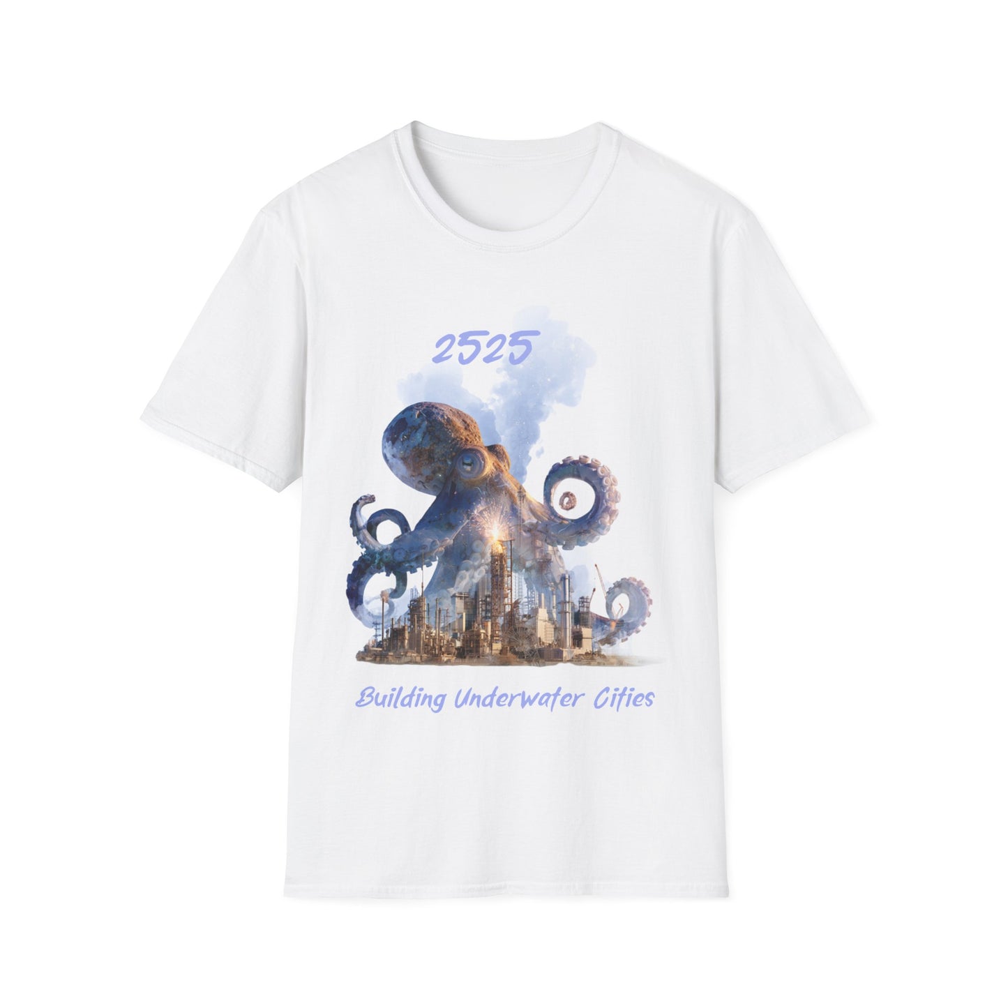 Futuristic Octopus T-Shirt, 2525 Underwater Cities Tee