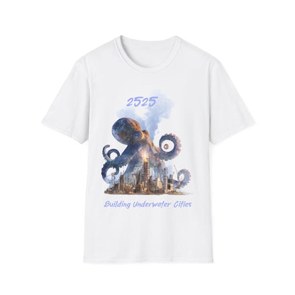 Futuristic Octopus T-Shirt, 2525 Underwater Cities Tee