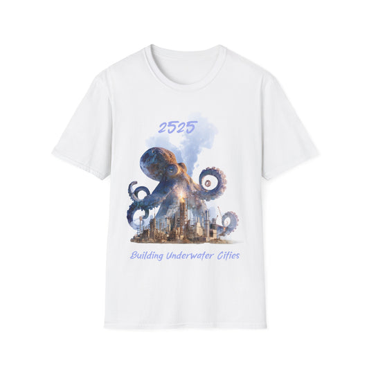 Futuristic Octopus T-Shirt, 2525 Underwater Cities Tee