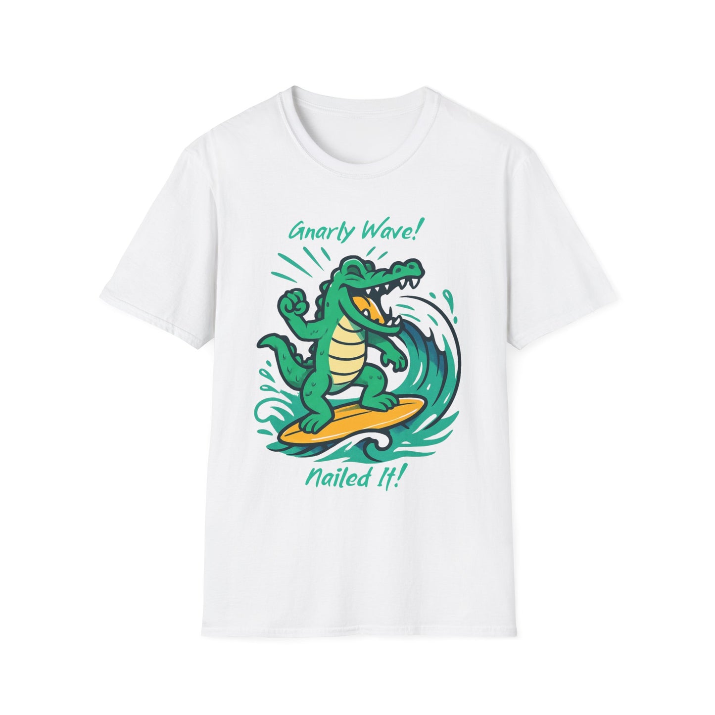 Surfing Crocodile T-Shirt
