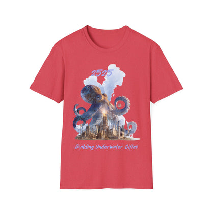 Futuristic Octopus T-Shirt, 2525 Underwater Cities Tee