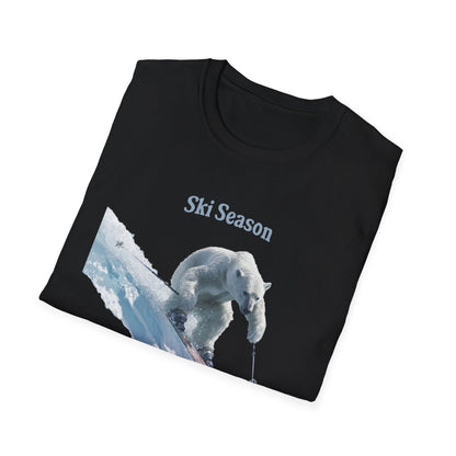 Ski Season Polar Bear T-Shirt