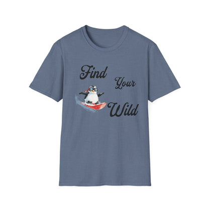 Find Your Wild Penguin T-Shirt