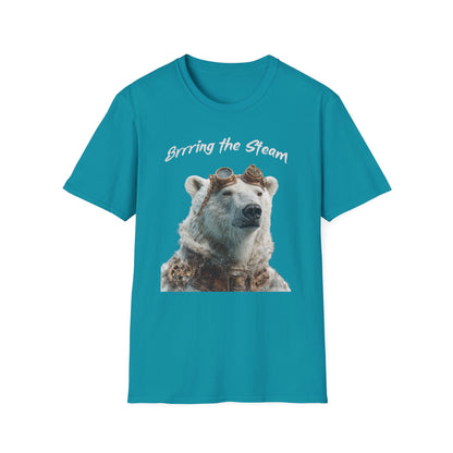 Polar Bear 'Brrring the Steam'  T-Shirt