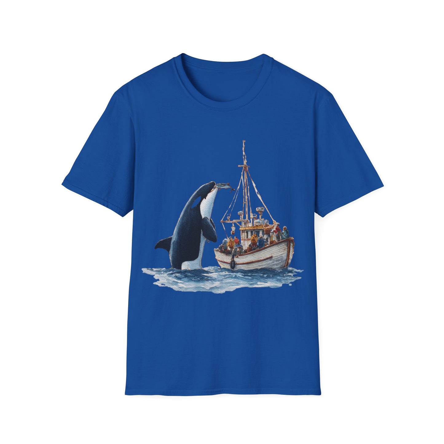 Orca Offering a fish T-shirt