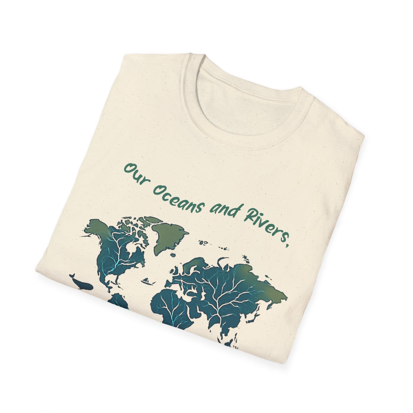 Eco-Friendly World Map T-Shirt