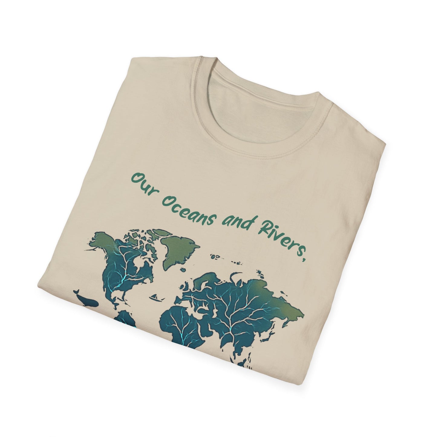 Eco-Friendly World Map T-Shirt