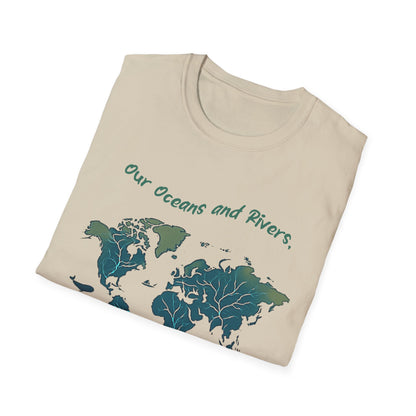 Eco-Friendly World Map T-Shirt