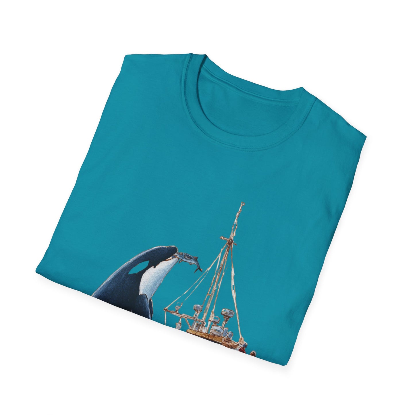 Orca Offering a fish T-shirt