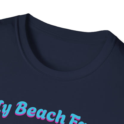 Colorful Otter Beach Face T-Shirt