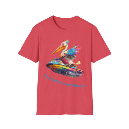 Fast, Feathered and Fabulous Pelican T-Shirt