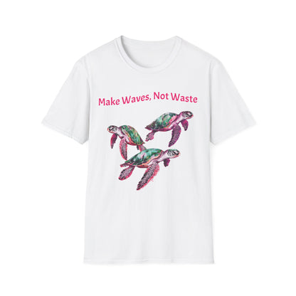 Make Waves Not Waste T- Shirt