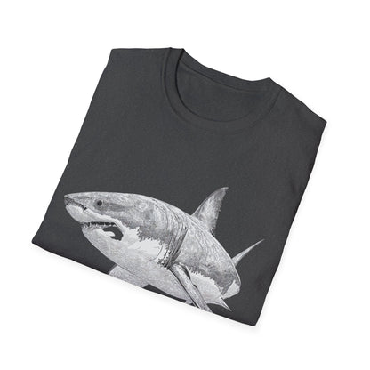 White Shark Graphic  T-Shirt
