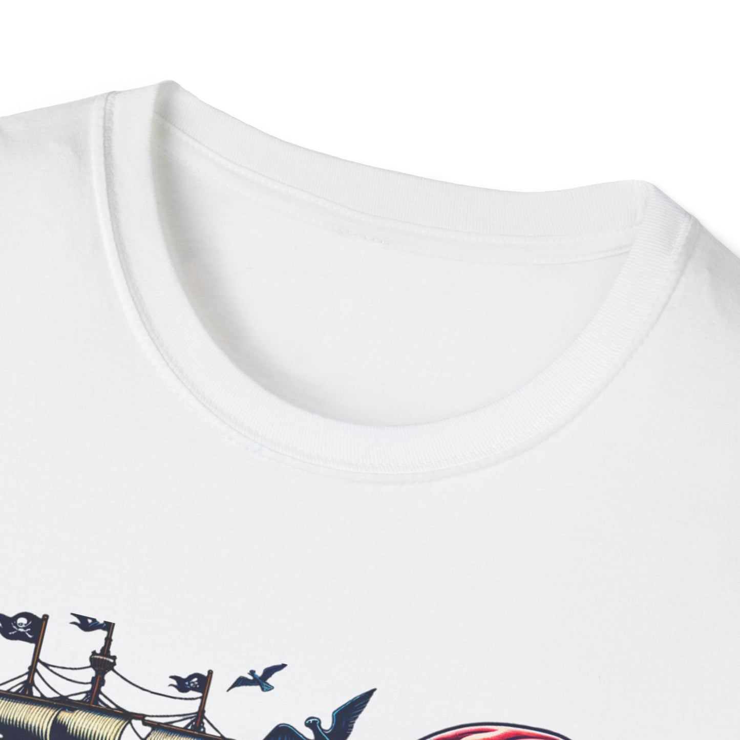 Tall ship v Octopus T-shirt