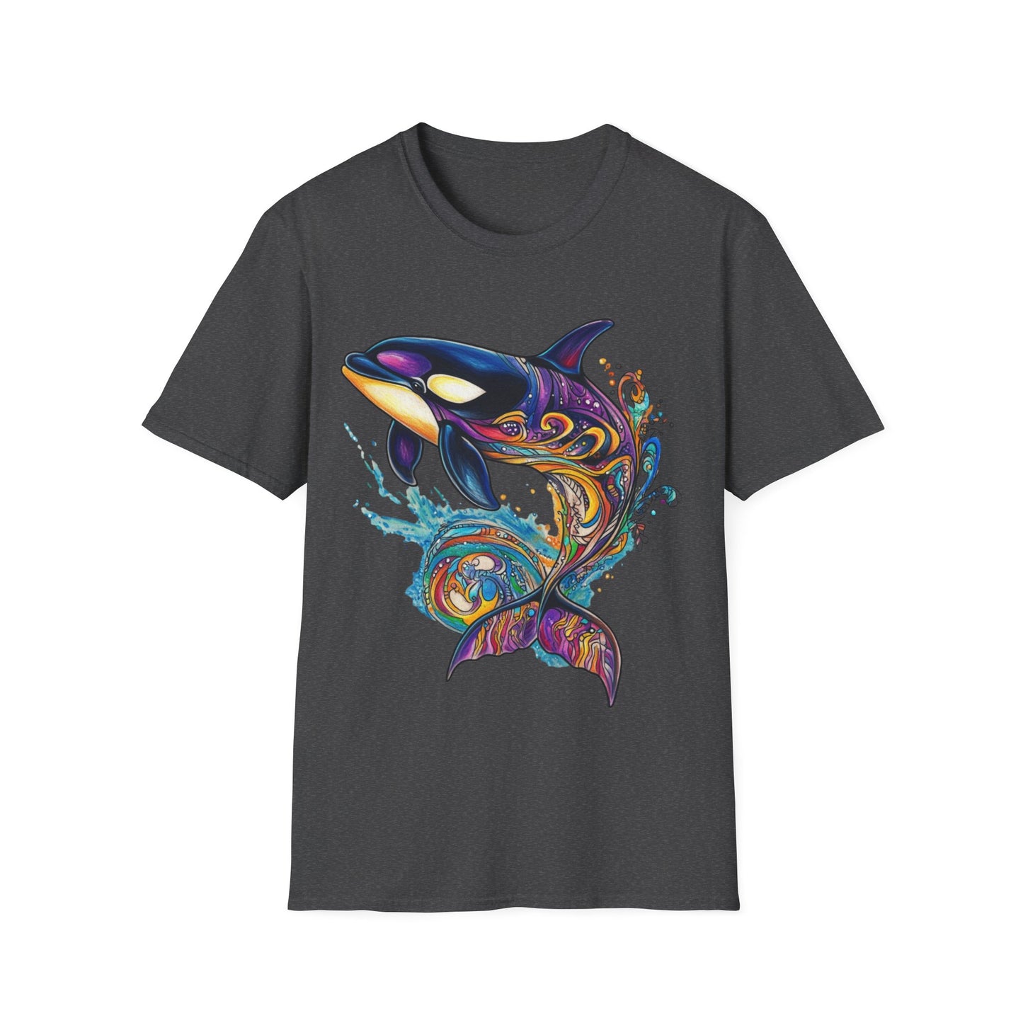 Colorful Orca Whale T-Shirt
