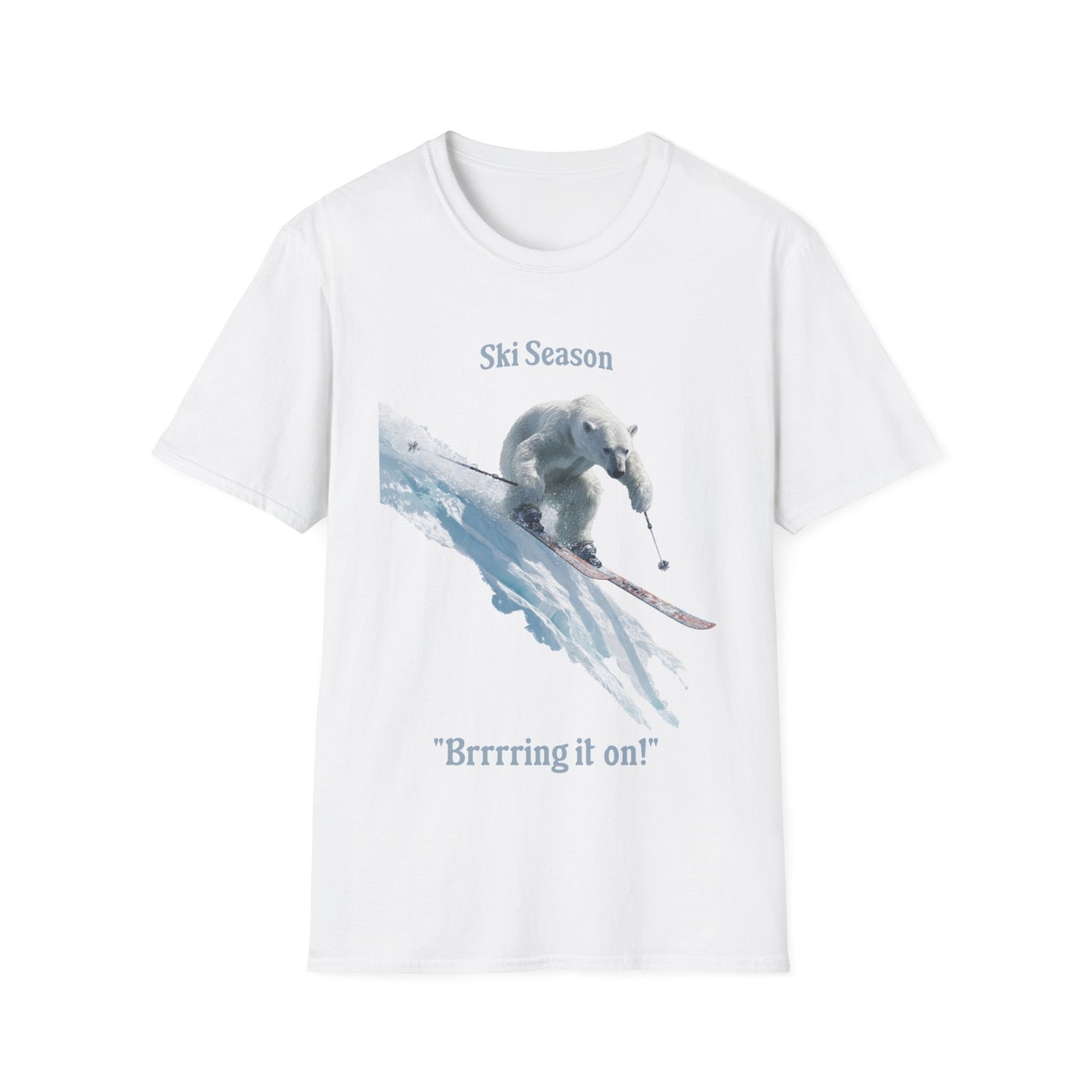 Ski Season Polar Bear T-Shirt