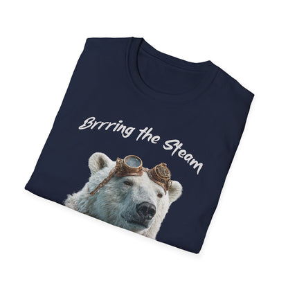 Polar Bear 'Brrring the Steam'  T-Shirt