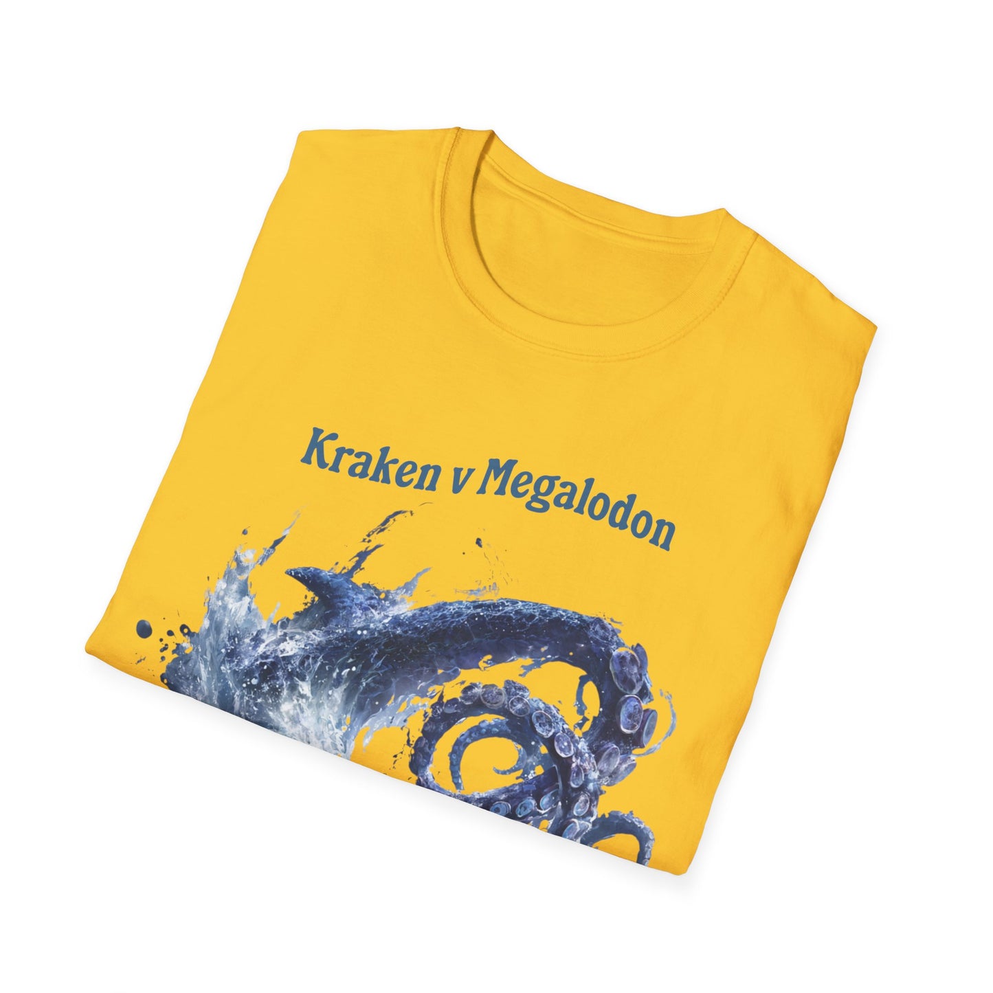 Kraken vs Megalodon T-Shirt
