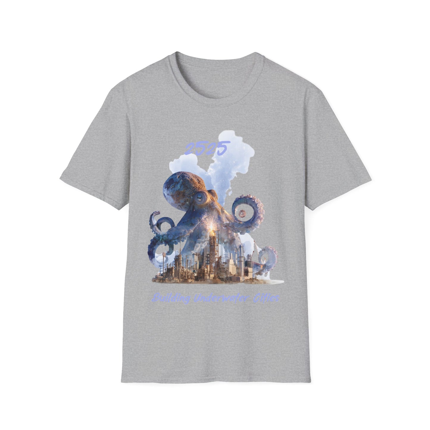 Futuristic Octopus T-Shirt, 2525 Underwater Cities Tee