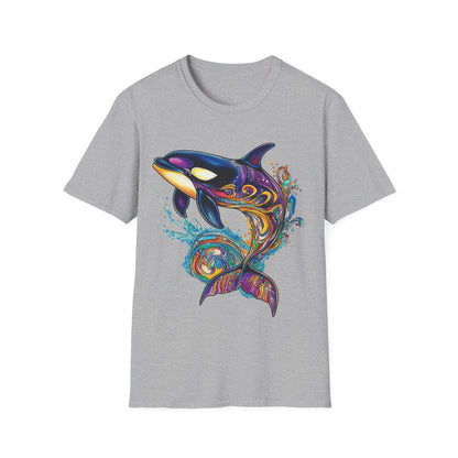 Colorful Orca Whale T-Shirt