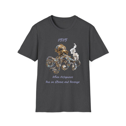 Octopus Steam and Revenge T-shirt