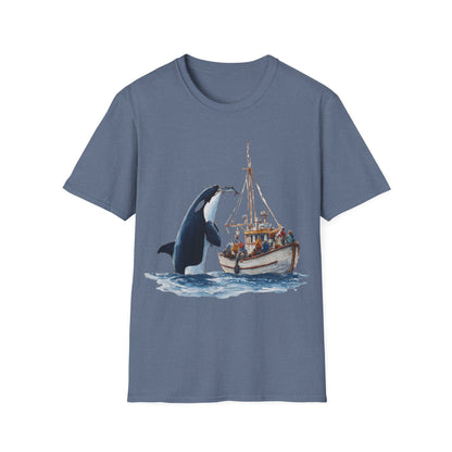 Orca Offering a fish T-shirt