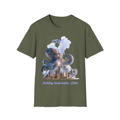 Futuristic Octopus T-Shirt, 2525 Underwater Cities Tee