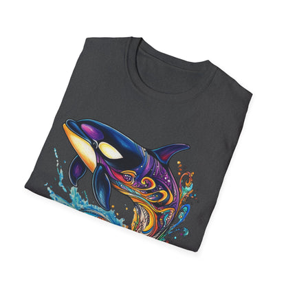 Colorful Orca Whale T-Shirt