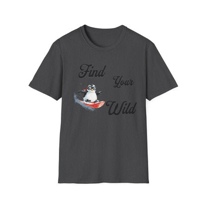 Find Your Wild Penguin T-Shirt