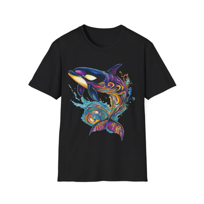 Colorful Orca Whale T-Shirt